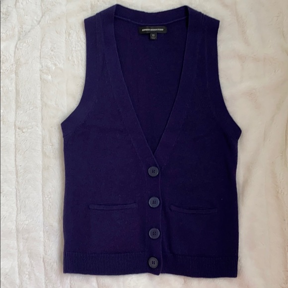 Express Design Studio Women’s Sleeveless Cardigan - Picture 5 of 6